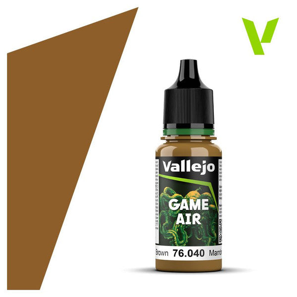 Vallejo Game Air Matt Acrylic Airbrush Paint Leather Brown Av