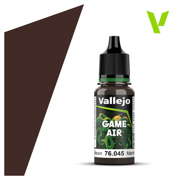 Vallejo Game Air Charred Brown Matt Acrylic Paint 18ml