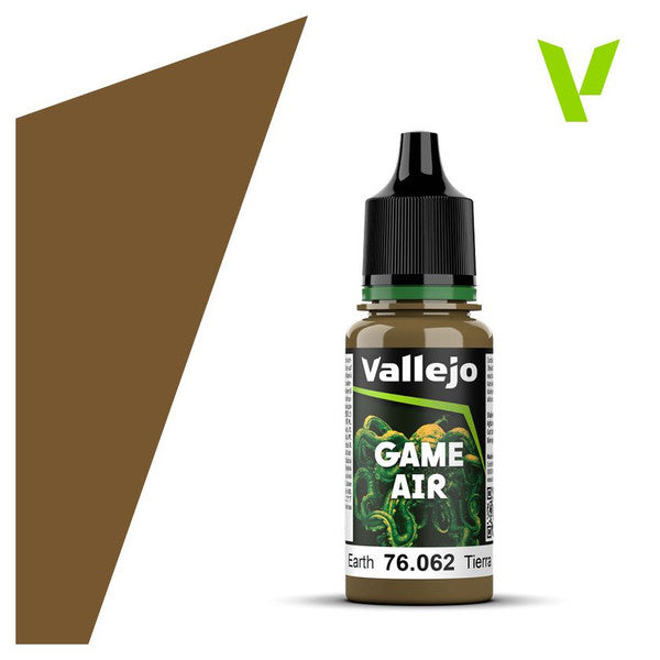 Vallejo Game Air Earth Matt Acrylic Paint 18ml