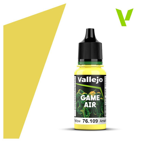 Vallejo Game Air Matt Acrylic Airbrush Paint Toxic Yellow 18ml Main image