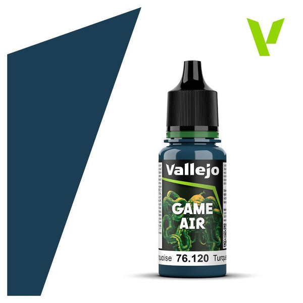 Vallejo Game Air Matt Acrylic Airbrush Paint Abyssal Turquoise 18ml