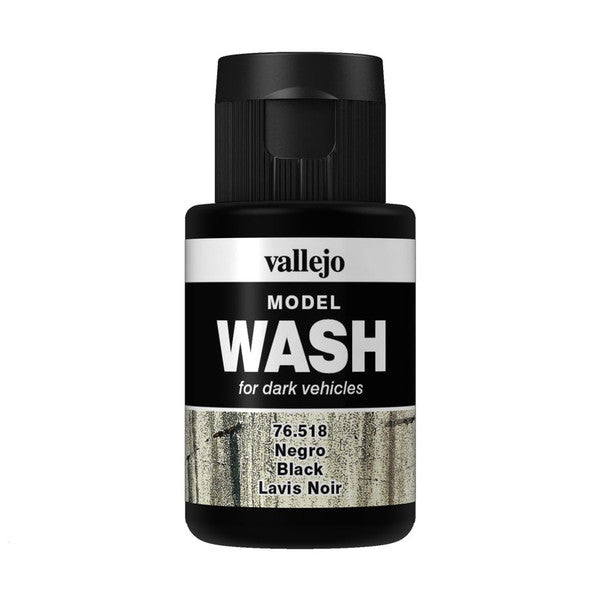 Vallejo Mw Wash Black 35ml Brush or Airbrush Use