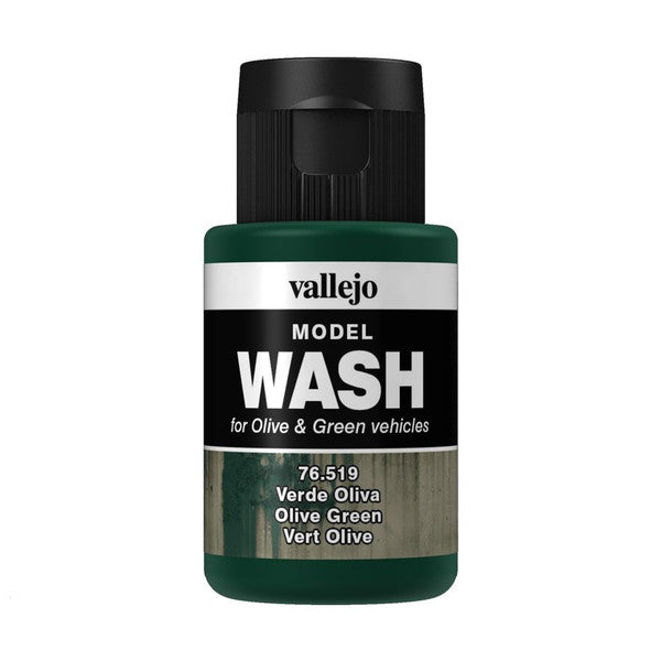 Vallejo Mw Wash Olive Green 35ml Brush or Airbrush Use