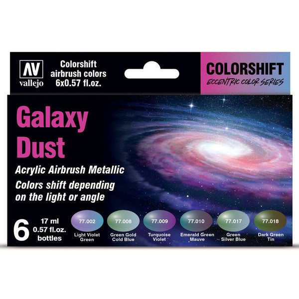 Vallejo Eccentric Colors Shifters Galaxy Dust Metallic Acrylic Paint Main image