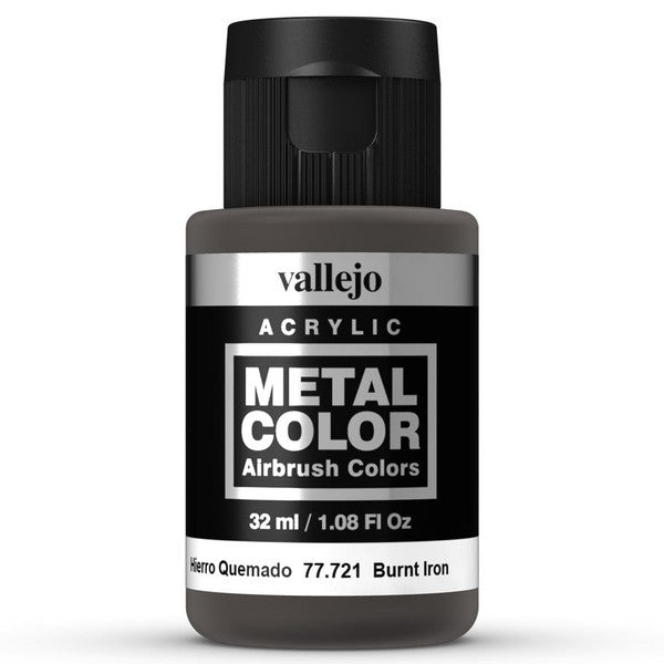 Vallejo Metal Finishes Water Based Burnt Iron 32ml Main image