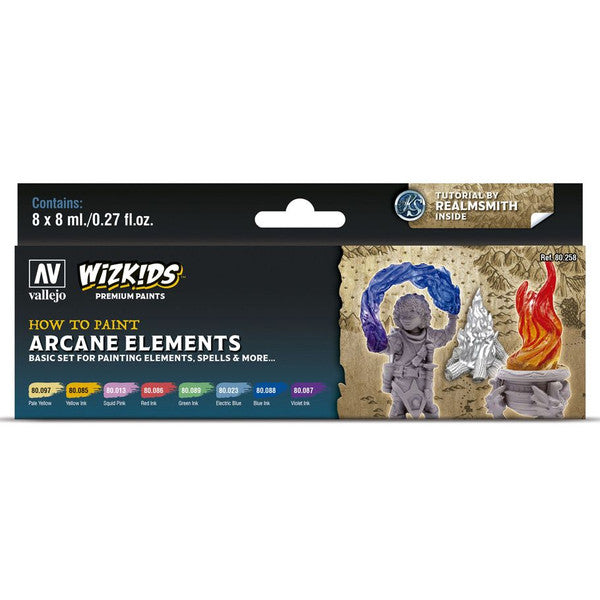 Vallejo Arcane Elements Modeling Wargames Paint Set Main image