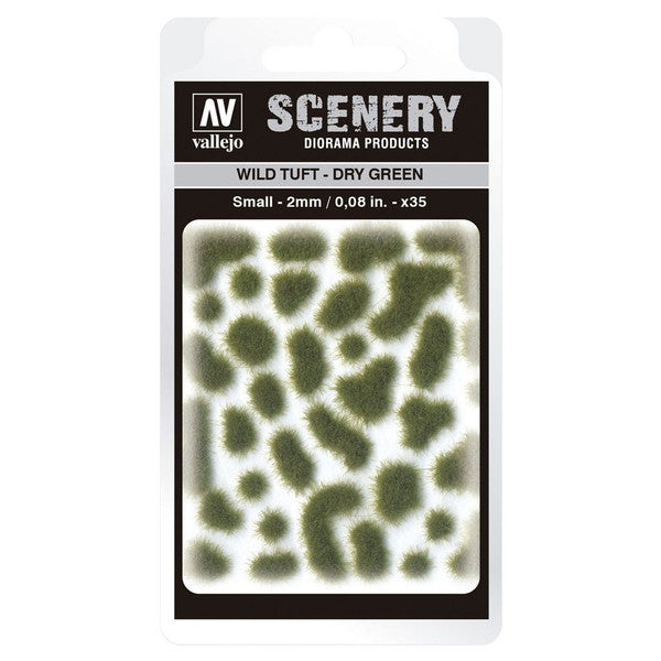 Vallejo Scenery Wild Tuft Dry Green Small Set Main image