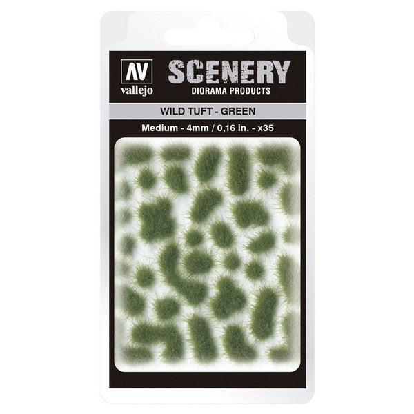 Vallejo Scenery Wild Tuft Green Medium mm Main image