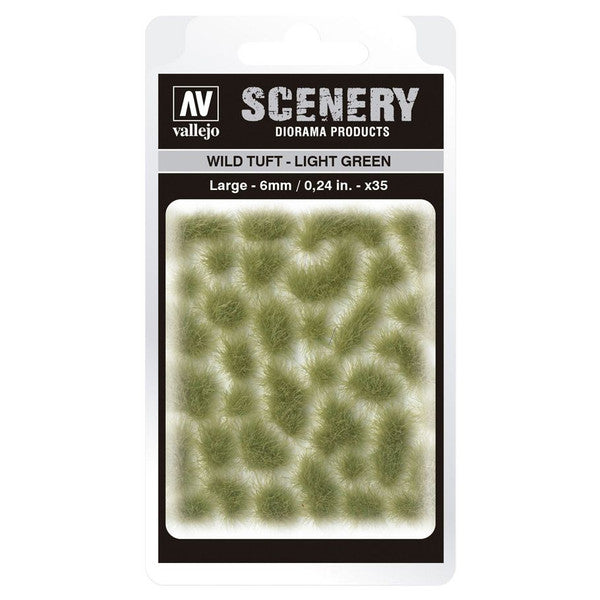 Vallejo Scenery Wild Tuft Light Green Large Set Main image