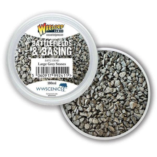 Warlord Games Battlefields Basing Large Grey Stones 180ml Main image