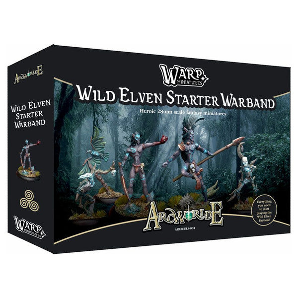 Warp Miniatures Arcworlde Wild Elven Metal Starter Warband Box