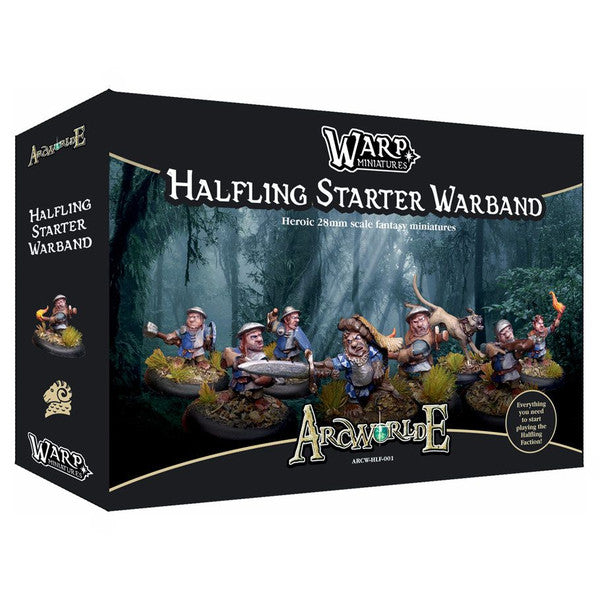 Warp Miniatures Arcworlde Halfling Metal Starter Warband Box