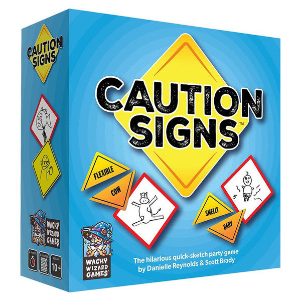 Wise Wizard Games, LLC Wise Wizard Games Wacky Wizard Games Caution Signs Party Main image