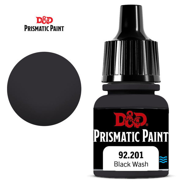 WizKids D Prismatic Paint Black Wash Matte Finish 8ml