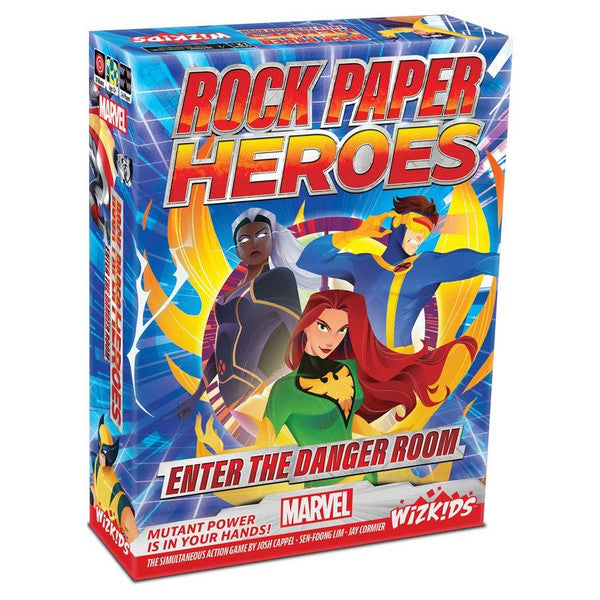 WizKids Room Fast Frantic Rock Paper Heroes Marvel Enter the Danger Main image