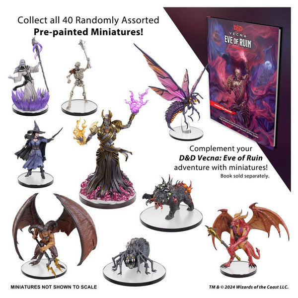 WizKids D Icons of the Realms Vecna Eve Ruin Booster Brick Set