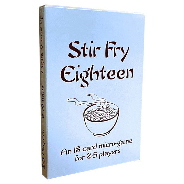 Yanaguana Games Stir Fry Eighteen Card Game