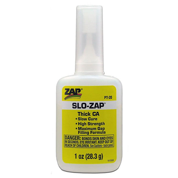 Zap-A-Gap Slow-Zap Thick Viscosity Superglue For Wood 1oz Main image