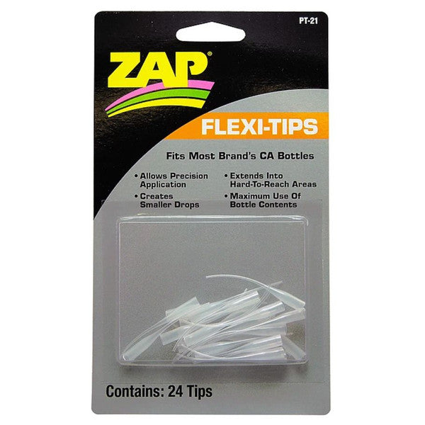 Zap-A-Gap Flexi-Tips Micro Drop Adhesive Applicators 24 Pack Main image