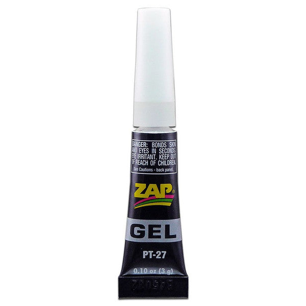 Zap-A-Gap Zap Gel Thick Gap Filling Adhesive Tube Pt-27