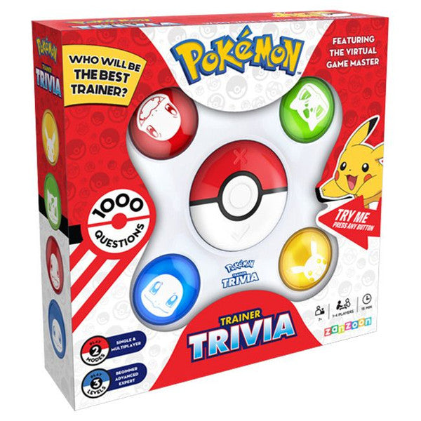 Ultra Pro Entertainment Pokemon Trainer Trivia Virtual Game Master Board Game